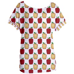 Apple Polkadots Women s Oversized Tee by bloomingvinedesign
