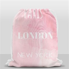 Paris Drawstring Bag (small) by Lullaby