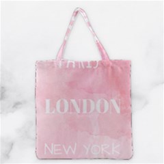 Paris, London, New York Grocery Tote Bag by Lullaby