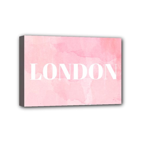 Paris, London, New York Mini Canvas 6  X 4  (stretched) by Lullaby