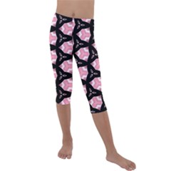 Backgrounds Texture Kids  Lightweight Velour Capri Leggings  by Simbadda