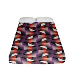 Pattern Abstract Fabric Wallpaper Fitted Sheet (full/ Double Size) by Simbadda