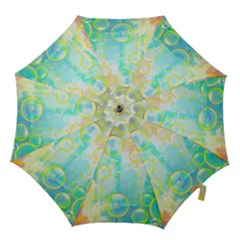 Bubbles Blue Floating Air Hook Handle Umbrellas (medium) by Simbadda
