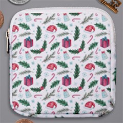 Christmas Background Mini Square Pouch by Simbadda