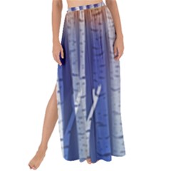 Birch Tree Background Scrapbooking Maxi Chiffon Tie-up Sarong by Simbadda