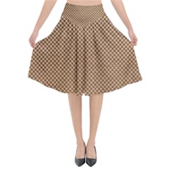 Paper Texture Background Flared Midi Skirt by HermanTelo