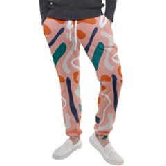 Organic Forms And Lines Seamless Pattern Men s Jogger Sweatpants by Vaneshart