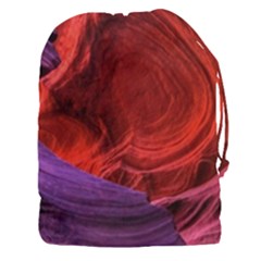 Flower Purple Petal Red Color Pink Hdr Magenta Lowerantelopecanyon Antelopecanyon Macro Photography Drawstring Pouch (xxxl) by Vaneshart