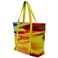 Color Concept Colors Colorful Zip Up Canvas Bag by Wegoenart