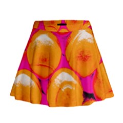 Pop Art Tennis Balls Mini Flare Skirt by essentialimage