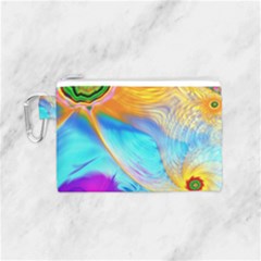 Artwork Digital Art Fractal Colors Canvas Cosmetic Bag (small) by Wegoenart