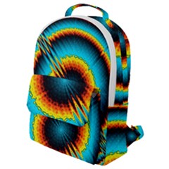 Art Artwork Fractal Digital Art Flap Pocket Backpack (small) by Wegoenart