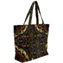 Abstract Art Artwork Fractal Zip Up Canvas Bag View2