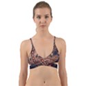 Fractal Patterns Abstract Dark Wrap Around Bikini Top View1