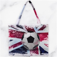 Soccer Ball With Great Britain Flag Mini Tote Bag by Vaneshart