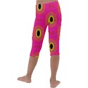 Abstract Clutter Kids  Lightweight Velour Capri Leggings  View4