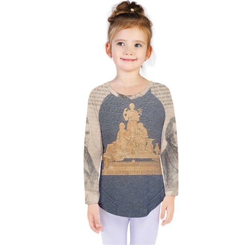Illustrated Exhibitor 1 Kids  Long Sleeve Tee by DeneWestUK