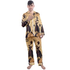Steampunk 3899496 960 720 Men s Satin Pajamas Long Pants Set by vintage2030
