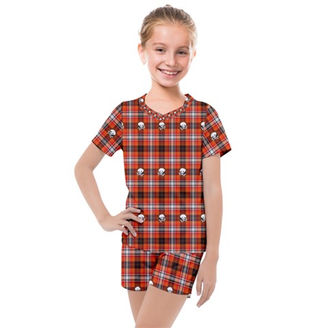 Plaid 857955 960 720 Kids  Mesh Tee And Shorts Set by vintage2030
