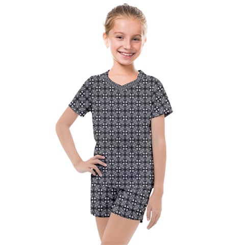 Pattern 1776806 960 720 Kids  Mesh Tee And Shorts Set by vintage2030