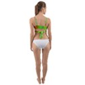 Pattern Colorful Abstract Wrap Around Bikini Top View2