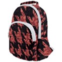 Fabric Pattern Dogstooth Rounded Multi Pocket Backpack View1