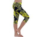 Seamless Pattern Background Kids  Lightweight Velour Capri Leggings  View3