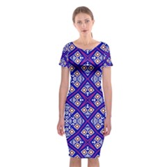 Symmetry Classic Short Sleeve Midi Dress by Sobalvarro