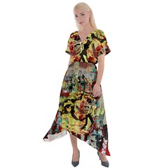 Little Bird 1 1 Cross Front Sharkbite Hem Maxi Dress by bestdesignintheworld