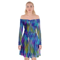 Background  Off Shoulder Skater Dress by Sobalvarro