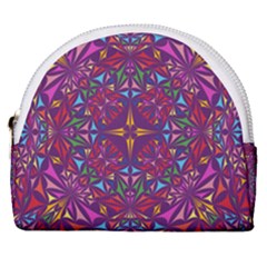 Kaleidoscope  Horseshoe Style Canvas Pouch by Sobalvarro