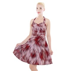 Abstract  Halter Party Swing Dress  by Sobalvarro