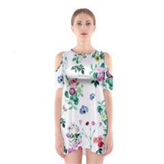 Leaves Shoulder Cutout One Piece Dress by Sobalvarro