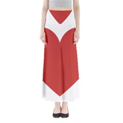 Heart Full Length Maxi Skirt by Lovemore