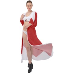 Heart Maxi Chiffon Beach Wrap by Lovemore