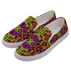 Abstract 35 Men s Canvas Slip Ons by ArtworkByPatrick