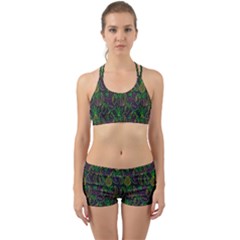 Neon Fruit Seamless Pattern Back Web Gym Set by Vaneshart