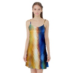 Abstract Paint Smears Satin Night Slip by Vaneshart