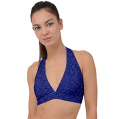 Constellations Pattern Halter Plunge Bikini Top by Vaneshart