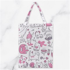 Set Kawaii Doodles Classic Tote Bag by Vaneshart