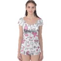 Set Kawaii Doodles Boyleg Leotard  View1