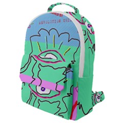 Designed By Revolution Child  u G L Y  Flap Pocket Backpack (small) by designedbyrevolutionchild