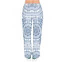 Boho Pattern Style Graphic Vector Women velvet Drawstring Pants View2