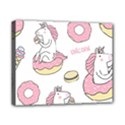 Unicorn Seamless Pattern Background Vector (1) Canvas 10  x 8  (Stretched) View1