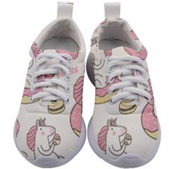 Unicorn Seamless Pattern Background Vector (1) Kids Athletic Shoes by Sobalvarro