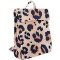Leopard Pattern Funny Drawing Seamless Pattern Flap Top Backpack View2