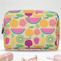 Seamless Pattern With Fruit Vector Illustrations Gift Wrap Design Make Up Pouch (medium) by Vaneshart