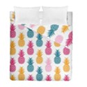 Tropic Fruit Pineapple Seamless Pattern Design Vector Illustration Duvet Cover Double Side (Full/ Double Size) View1