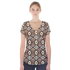 Nr 12 Short Sleeve Front Detail Top by ArtworkByPatrick