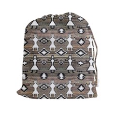 Nr 13 Drawstring Pouch (2xl) by ArtworkByPatrick